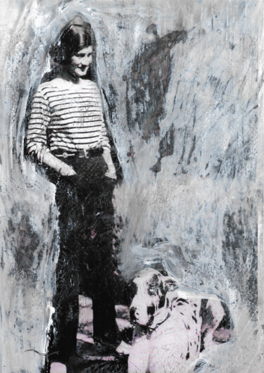Pintura intitulada "Coco Chanel" por Odetka Tuduri, Obras de arte originais, Acrílico