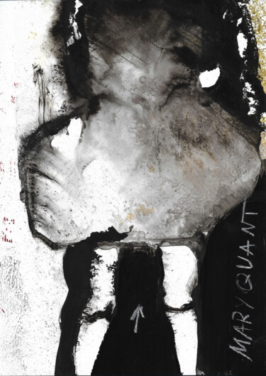 Painting titled "Mary Quant" by Odetka Tuduri, Original Artwork, Acrylic