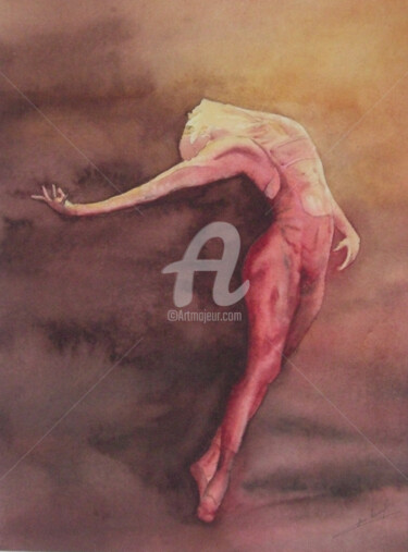 Peinture intitulée "2012-mickael.jpg" par Aquarelles D'Ô, Œuvre d'art originale, Aquarelle