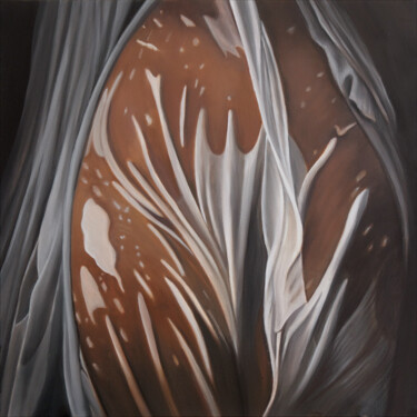 Картина под названием "Drapé 03" - Odile Faure, Подлинное произведение искусства, Масло