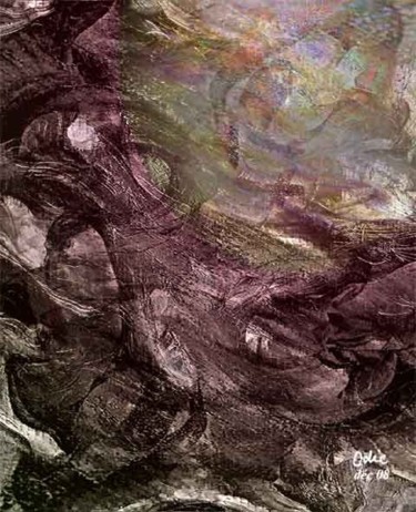 Peinture intitulée "mutation lors d'une…" par Maurice Odic, Œuvre d'art originale, Huile