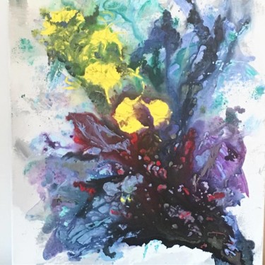 Painting titled "bouquet.jpg" by Odile Chevassus, Original Artwork, Acrylic