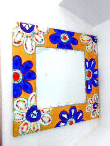 Design mit dem Titel "Miroir" Fleurs Klim…" von Odile Maffone, Original-Kunstwerk