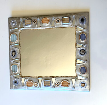 Design mit dem Titel "miroir mosaïque et…" von Odile Maffone, Original-Kunstwerk, Zubehör