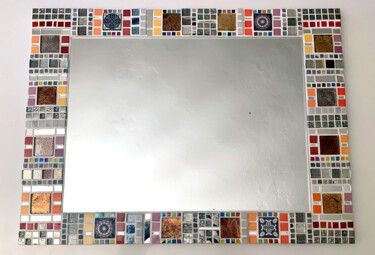 Design / Projektowanie użytkowe zatytułowany „miroir rectangulair…” autorstwa Odile Maffone, Oryginalna praca, Mozaika Zamon…