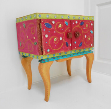 Design titled "chevet vintage recy…" by Odile Maffone, Original Artwork, Furniture