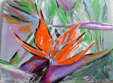 Painting titled "Exotic 2  "original"" by Odile Tachoires, Original Artwork, Acrylic