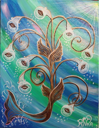 Painting titled "Thousand and one wo…" by Rivka, Original Artwork, Acrylic