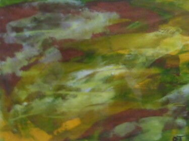 Peinture intitulée "Plusieurs nuages et…" par Odilon Talbot, Œuvre d'art originale, Acrylique