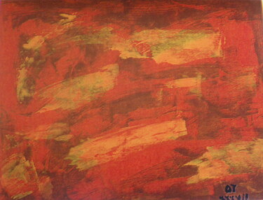Peinture intitulée "Soleil subjacent" par Odilon Talbot, Œuvre d'art originale, Acrylique