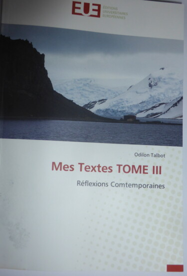 Photographie intitulée "Mes textes Tome III" par Odilon Talbot, Œuvre d'art originale, Photographie numérique