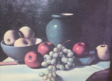Fotografie mit dem Titel "Peinture ancienne d…" von Odilon Talbot, Original-Kunstwerk, Digitale Fotografie