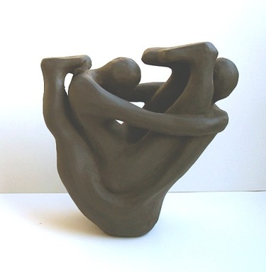 Sculpture titled ""Acrobatic Lovers"" by Mikala Lykke, Original Artwork