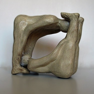 Sculpture titled "a" by Mikala Lykke, Original Artwork, Ceramics