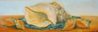 Painting titled "Velvet shells" by Ofelia Nunzi, Original Artwork