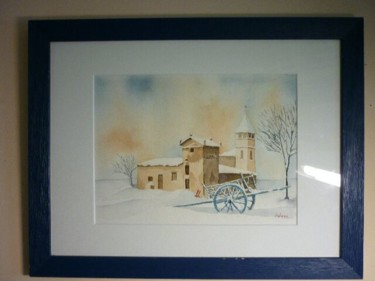 Painting titled "Hiver" by Patrick Violeau, Original Artwork, Other
