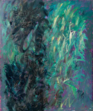 제목이 "Frescone"인 미술작품 Bernard Filippi로, 원작, 아크릴 나무 들것 프레임에 장착됨