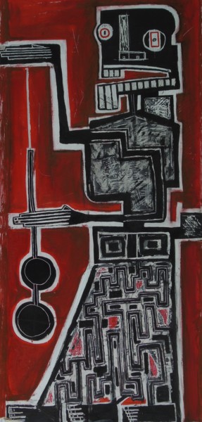Painting titled "Faust" by Ciro, Original Artwork, Acrylic