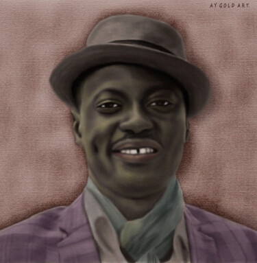 Sound Sultan Painting titled "Sound Sultan" by Ogundare Ayomide, Original Art, Pencil