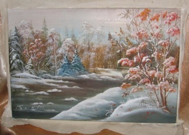 Картина под названием "ноябрь" - Ohra, Подлинное произведение искусства, Другой