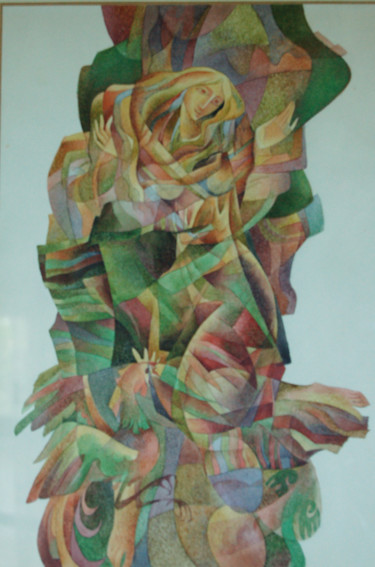 Картина под названием "без названия_05" - Oksana Prudnikova, Подлинное произведение искусства, Акварель