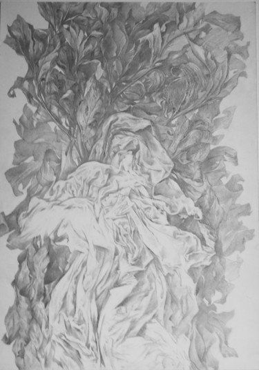 Drawing titled "людина і природа_04" by Oksana Prudnikova, Original Artwork, Pencil