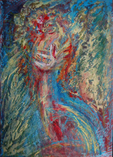 Картина под названием "без названия_87" - Oksana Prudnikova, Подлинное произведение искусства, Гуашь