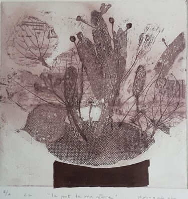 Εκτυπώσεις & Χαρακτικά με τίτλο "La nature mort, au…" από Oka, Αυθεντικά έργα τέχνης, Etching