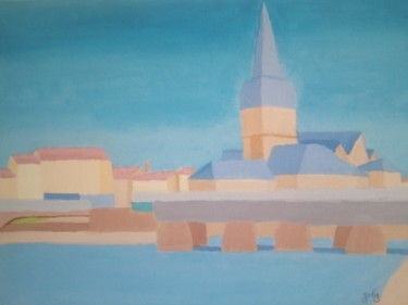 Painting titled "Saint Gilles Croix…" by Pulsart, Original Artwork