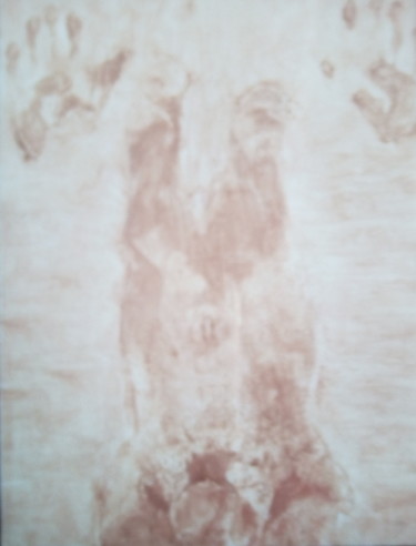 Peinture intitulée "Empreinte du corps…" par Pulsart, Œuvre d'art originale