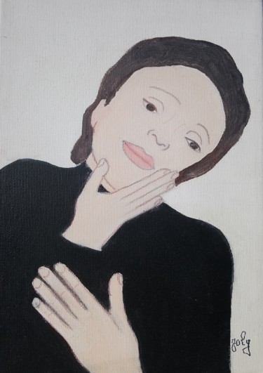 Pittura intitolato "Edith Piaf" da Pulsart, Opera d'arte originale, Acrilico