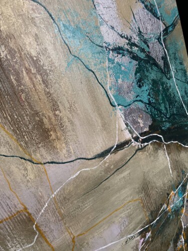 Картина под названием "Dusted" - Oksana Almiz, Подлинное произведение искусства, Акрил Установлен на Деревянная рама для нос…