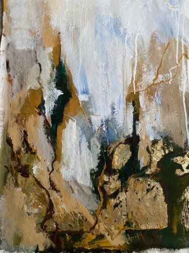 Pittura intitolato "Абстрактная картина…" da Oksana Almiz, Opera d'arte originale, Acrilico
