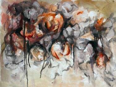 Peinture intitulée "Pantone flowers" par Oksana Almiz, Œuvre d'art originale, Acrylique