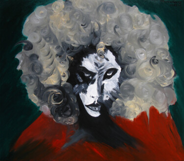 Pittura intitolato "Price of power" da Oksana Budnichenko, Opera d'arte originale, Olio