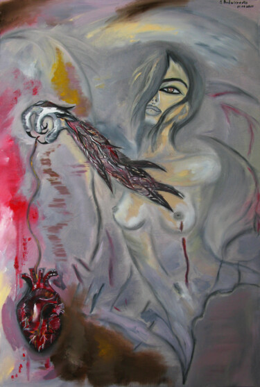Peinture intitulée "Possessiveness" par Oksana Budnichenko, Œuvre d'art originale, Huile