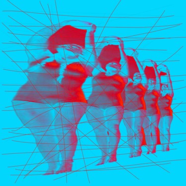 Digital Arts titled "Women" by Oksana Chumakova, Original Artwork, Digital Collage