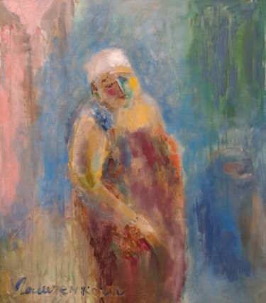 Картина под названием "Гульфия" - Oksana Golichenkova, Подлинное произведение искусства, Масло Установлен на Деревянная рама…
