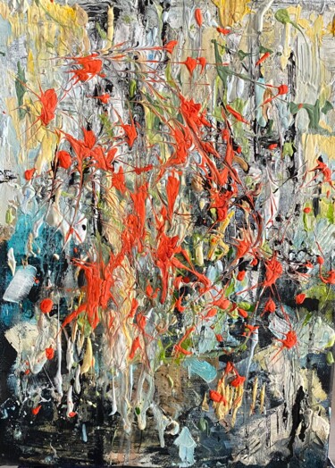 제목이 "Right direction"인 미술작품 Oksana Lukonina로, 원작, 아크릴 나무 들것 프레임에 장착됨