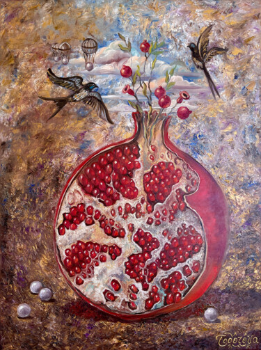 Malerei mit dem Titel "Inspiration" von Oksana Todorova, Original-Kunstwerk, Öl
