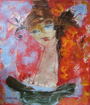Painting titled "Lusy" by Oksana Veber, Original Artwork, Oil
