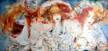 Painting titled "Sense of freedom" by Oksana Veber, Original Artwork, Oil