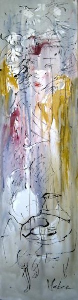 Картина под названием "Shadows and light" - Oksana Veber, Подлинное произведение искусства, Масло Установлен на Деревянная р…