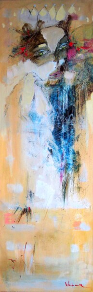 Картина под названием "An Exiled King" - Oksana Veber, Подлинное произведение искусства, Масло Установлен на Деревянная рама…