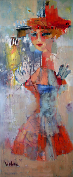 Painting titled "Mirage" by Oksana Veber, Original Artwork, Oil