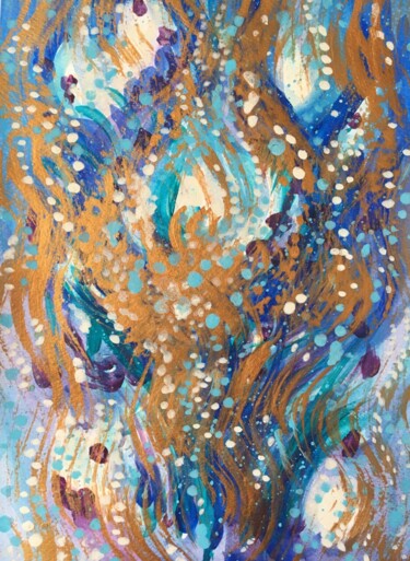 Картина под названием "Без названия" - Оксана Верстюк, Подлинное произведение искусства, Акрил
