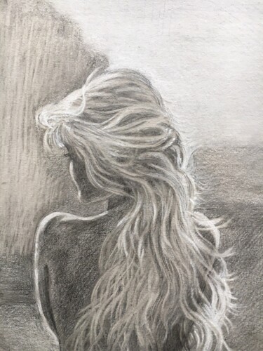 Рисунок под названием "Breeze" - Оксана Верстюк, Подлинное произведение искусства, Карандаш