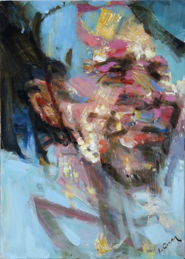 Pintura titulada "Man" por Eugene Segal, Obra de arte original, Oleo