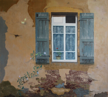 Pintura intitulada "Две жизни" por Olga Gorbunova, Obras de arte originais, Óleo Montado em Armação em madeira