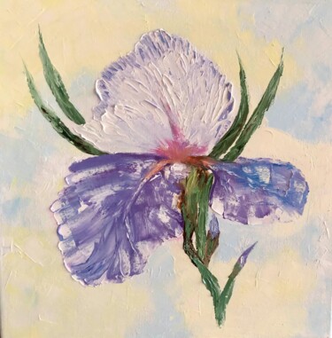 Peinture intitulée "Iris" par Olga Karlina (Olga Karlina), Œuvre d'art originale, Huile